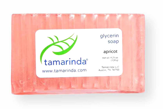 Tamarinda glycerin soap inapricot.  4.25 oz.