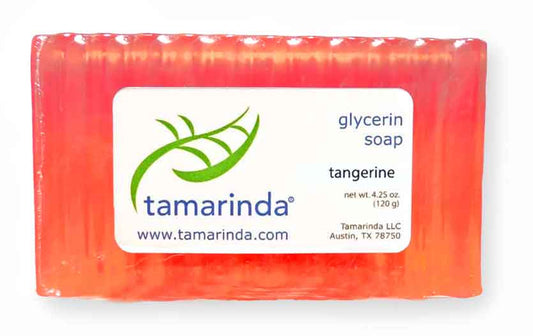 Tamarinda glycerin soap in tangerine.  4.25 oz.