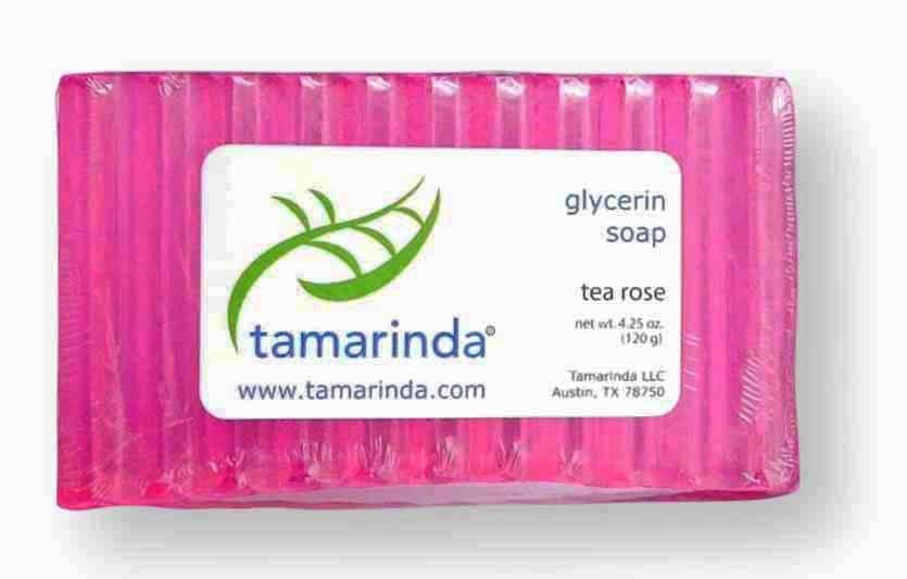 tea rose glycerin soap